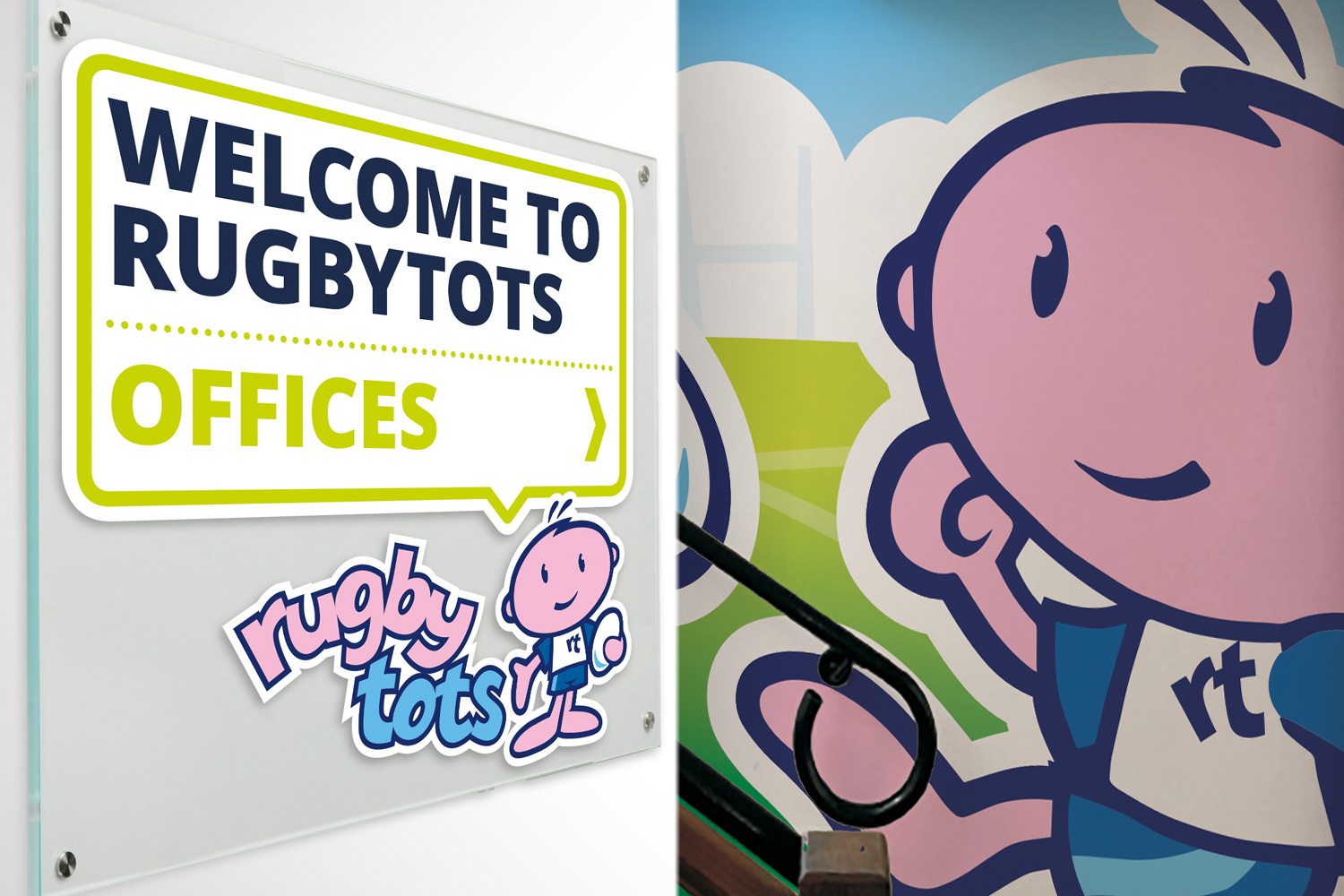Rugbytots office graphics