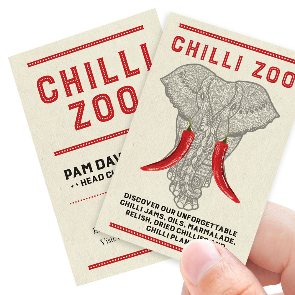 Chilli Zoo business card