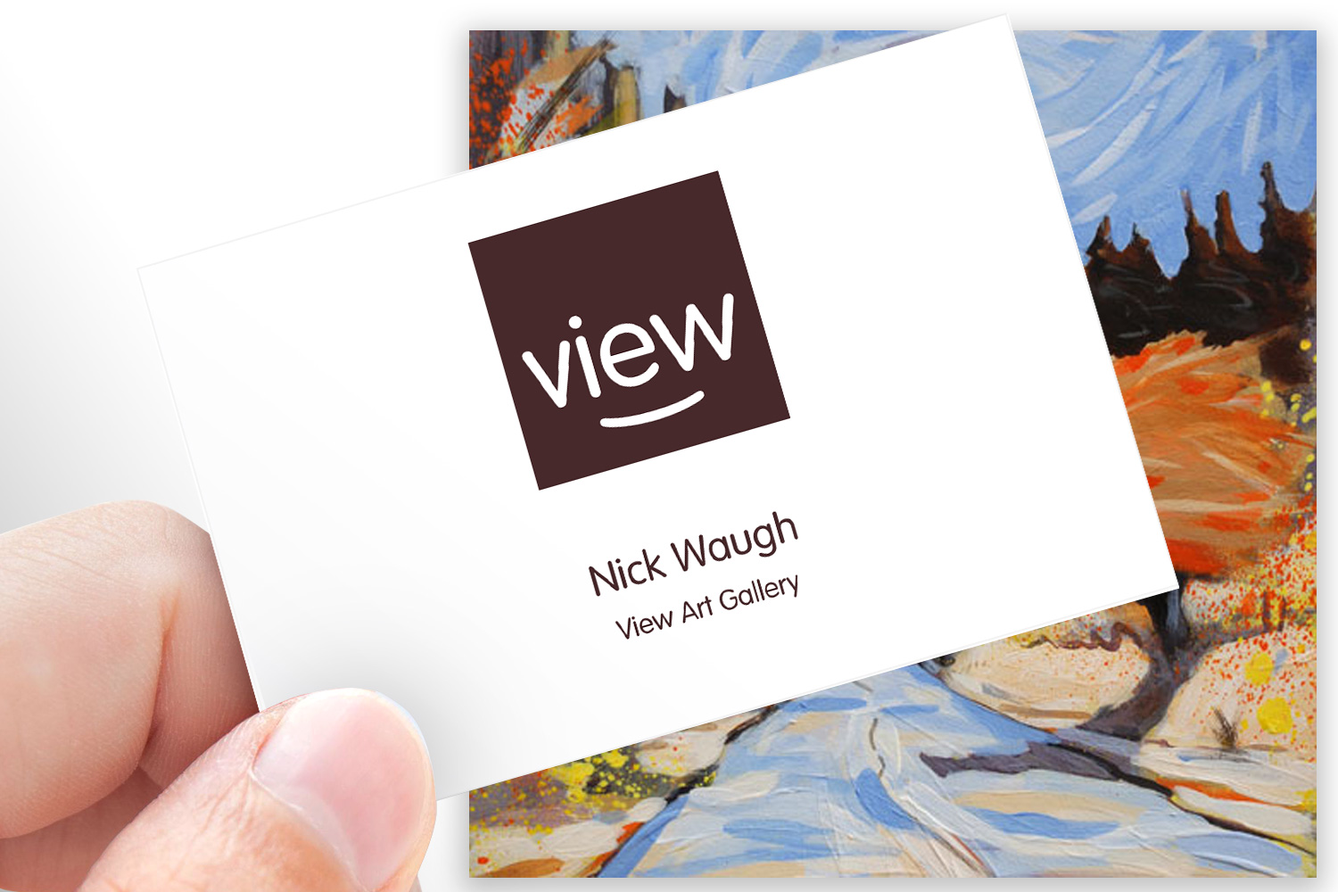 View Art Gallery business card