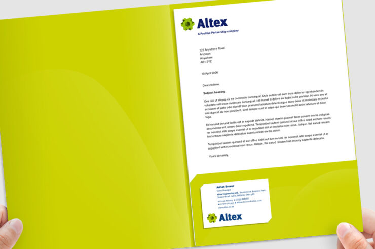 Altex corporate folder