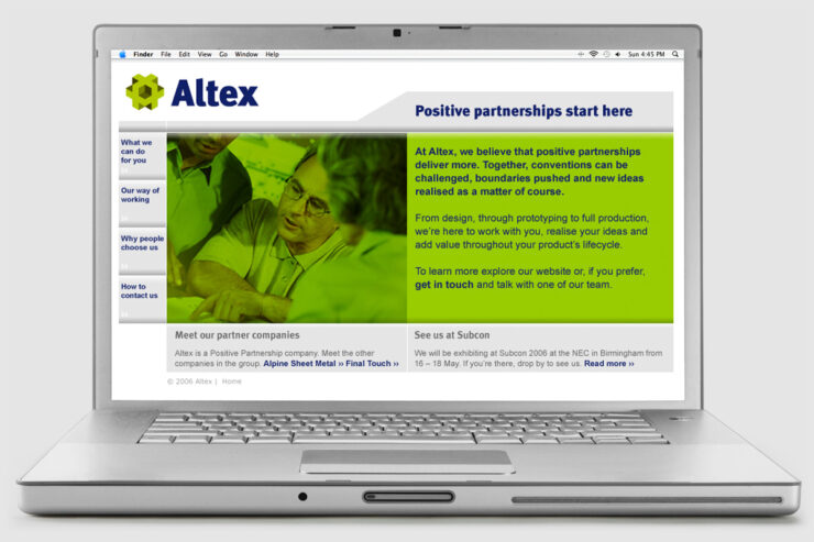 Altex website