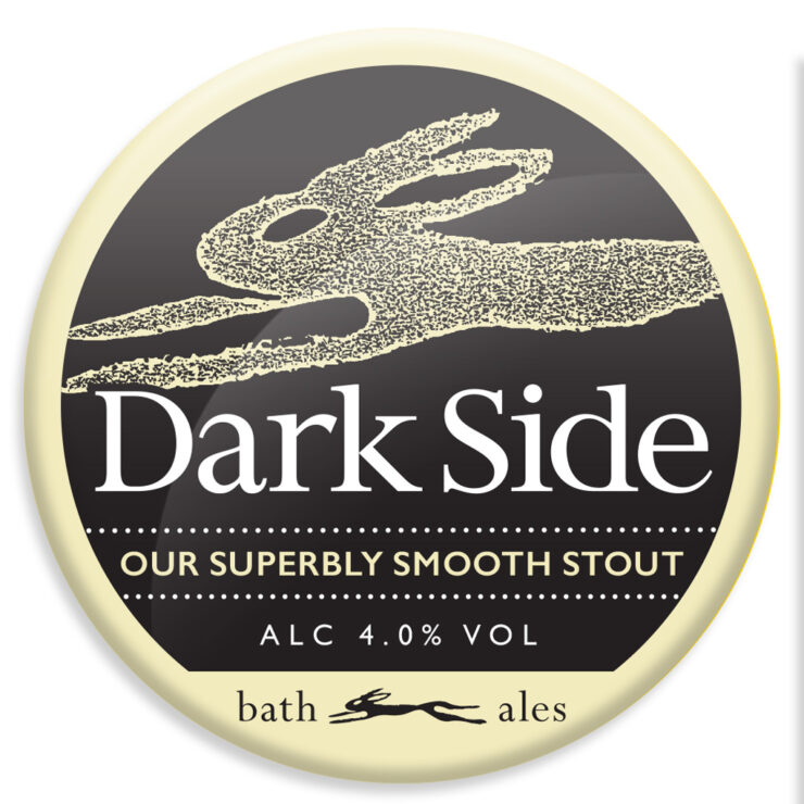 New Bath Ales Dark Side font badge