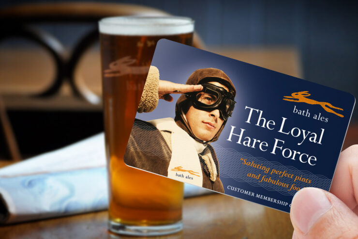 The Loyal Hare Force membership card