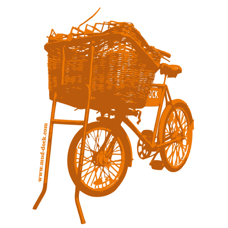 Final Mud Dock delivery bike graphic