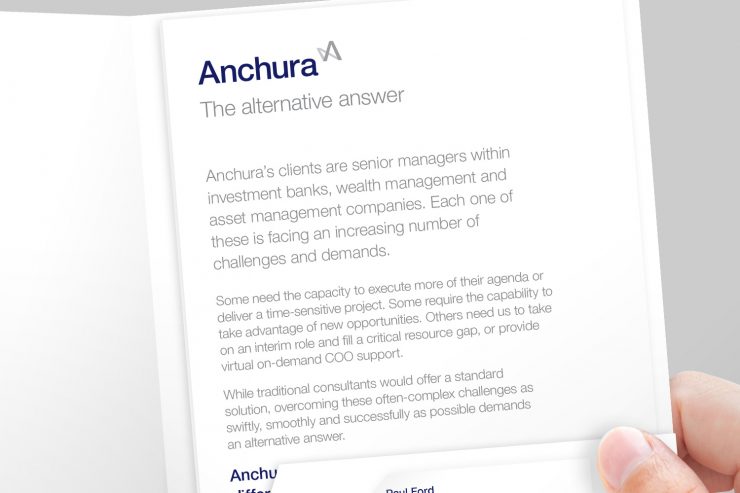 Anchura A5 folder and inserts