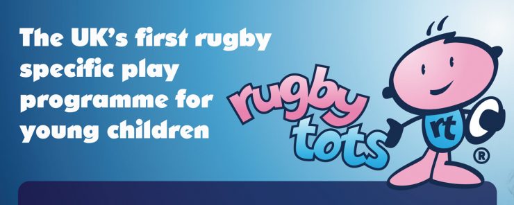 Old Rugbytots logo and positioning line