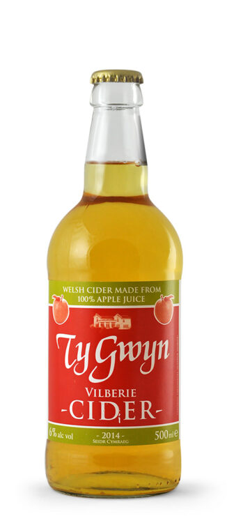 Old Ty Gwyn Medium Dry Cider label