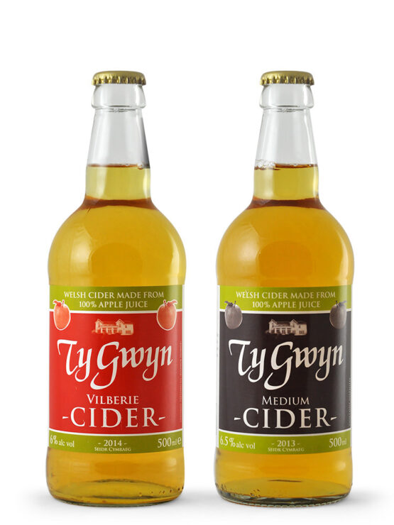 Old Ty Gwyn cider label
