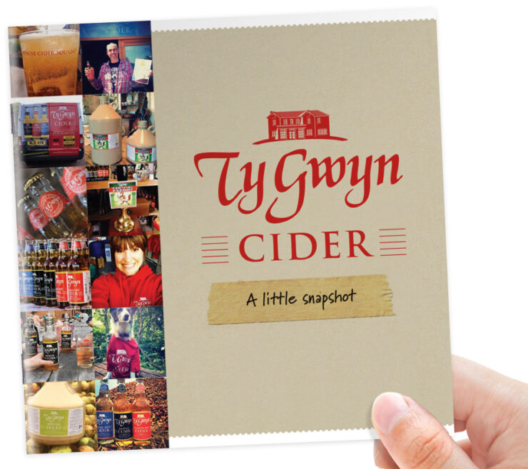 Ty Gwyn Cider trade brochure