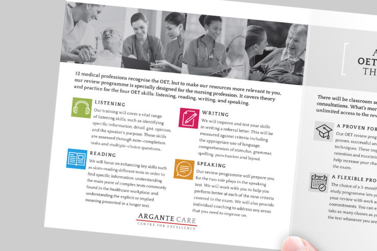 Argante Care training programme brochure