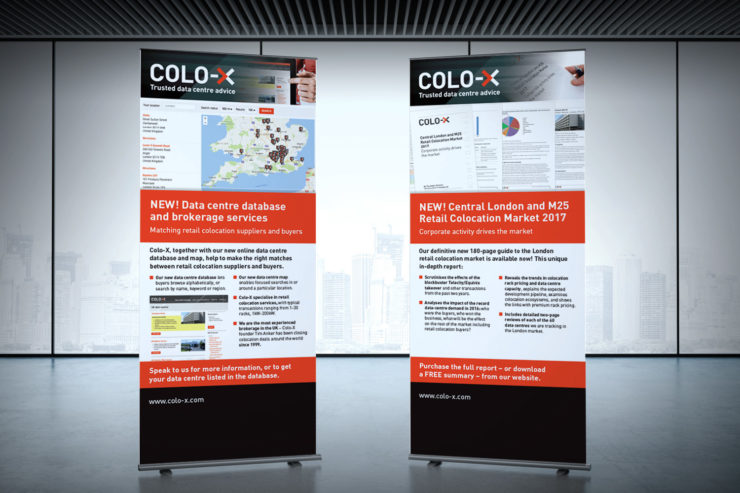Colo-X exhibition banners