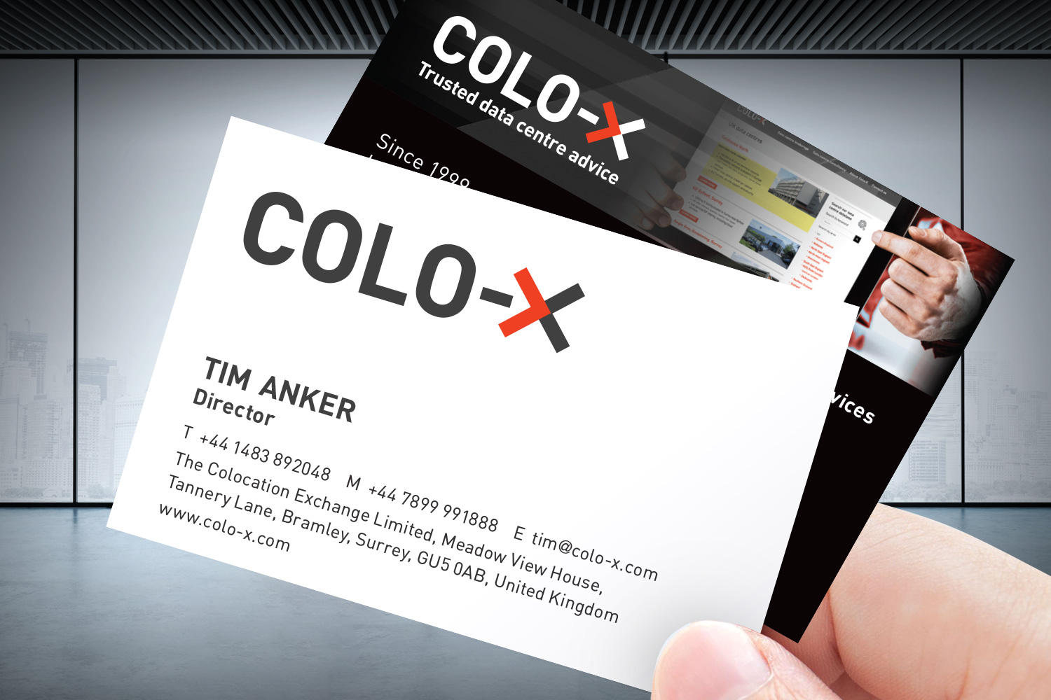Colo-X business card