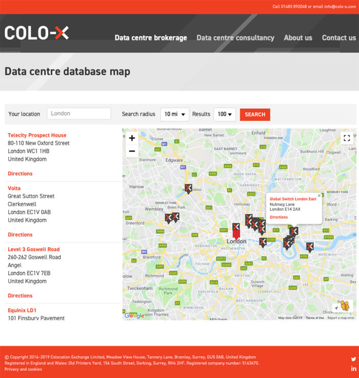 Colo-X website