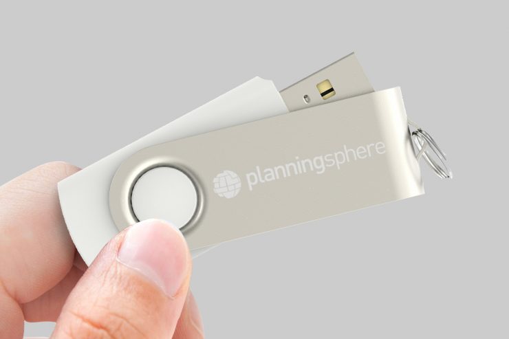 PlanningSphere USB flash drive