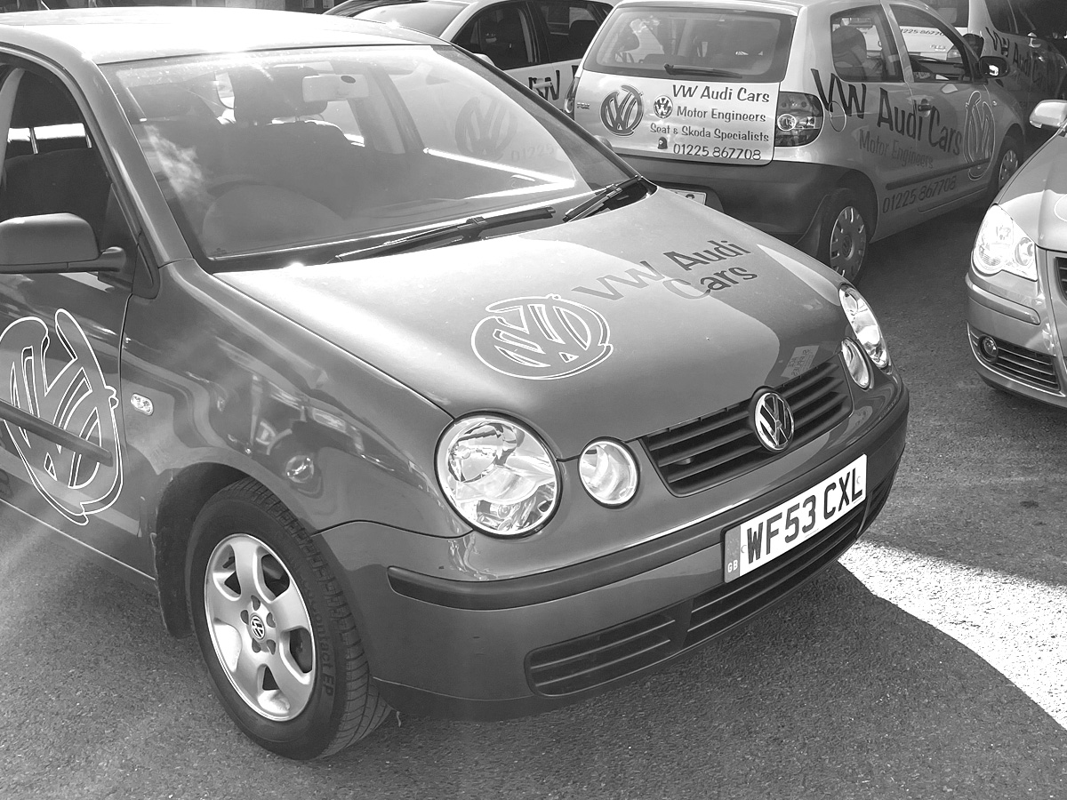 A courtesy car at my local garage