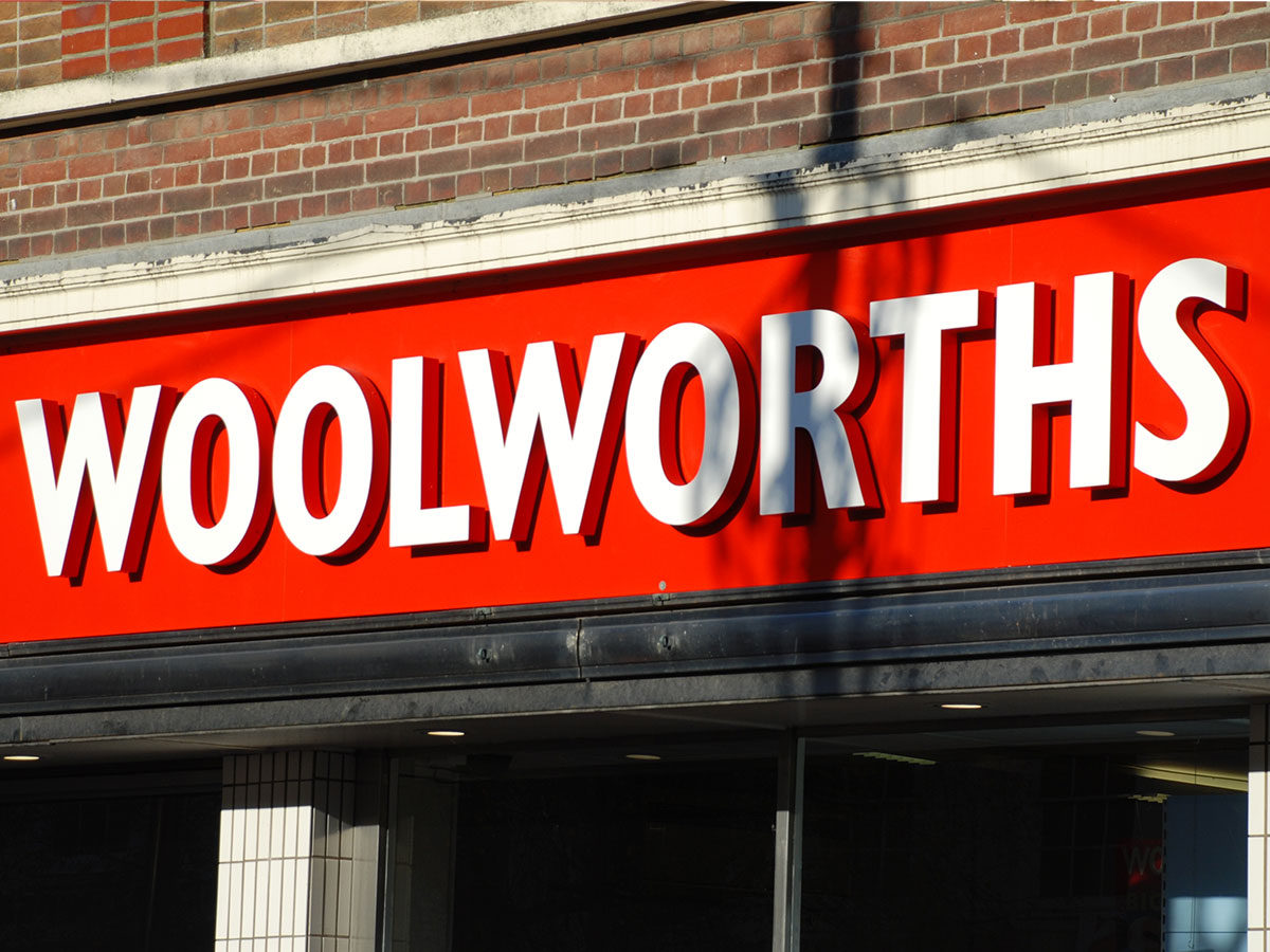 Woolworths shop fascia