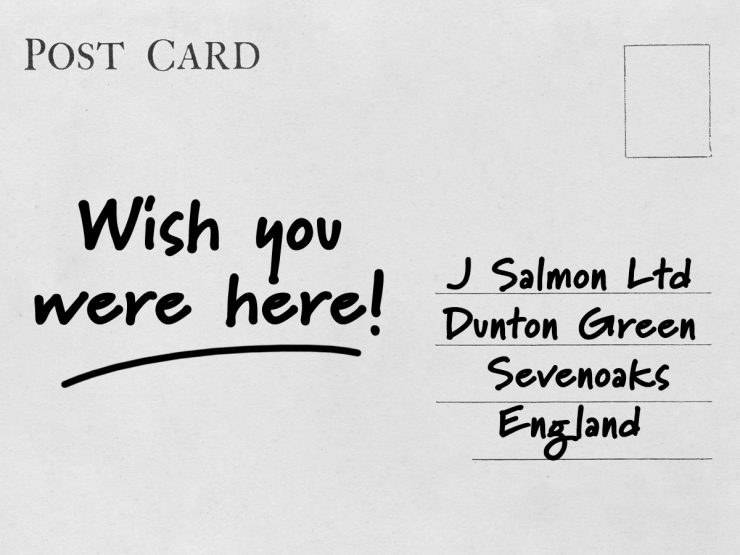 Postcard to J Salmon