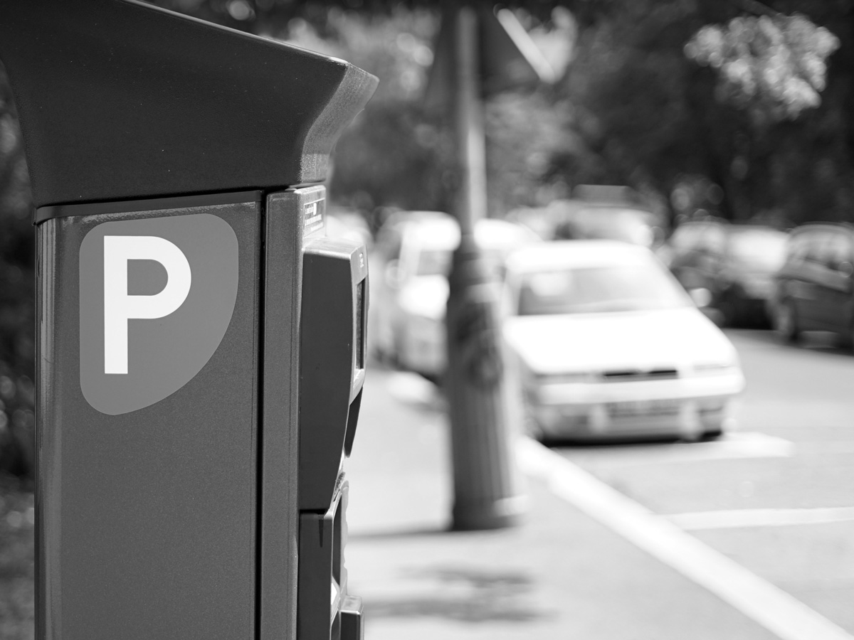 Parking meter for on-street parking